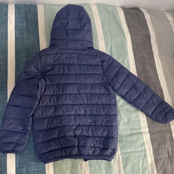 Blue Puffer Jacket - Size 6 - Lily & Dan - Picture 4 of 6